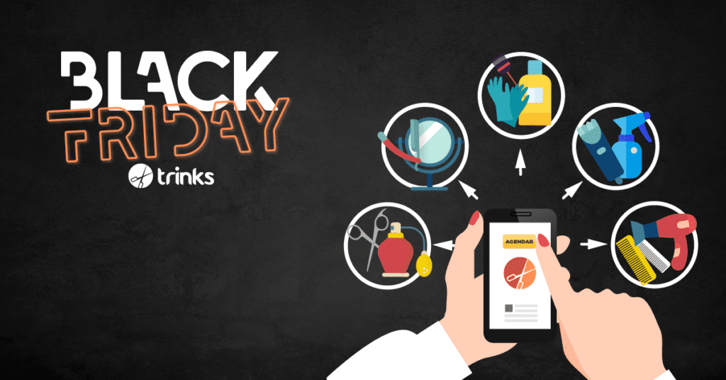 black friday salao de beleza trinks